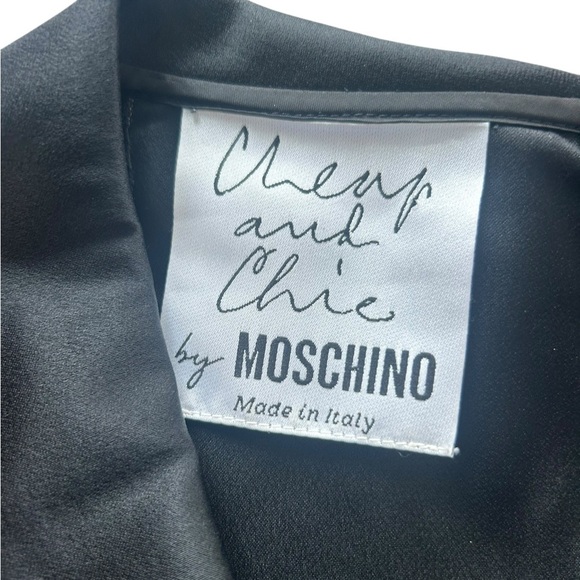 Moschino Cheap and Chic Black Double-Breasted Mini Dress - Picture 4 of 10
